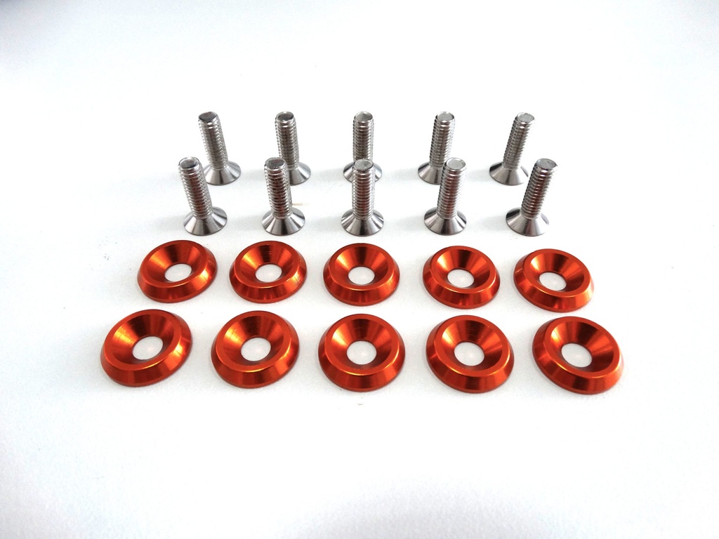Bolts with washers x10 (M6)