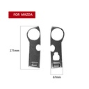 Carbon Fiber Armrests Trims (4 pieces) For Miata NC/Mk3 (RHD only)