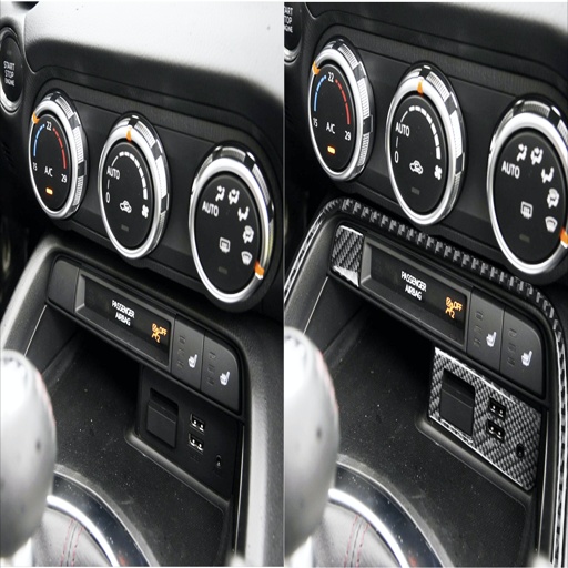 Carbon Fiber Button + USB Ports + Trim Line Covers For Miata ND/Mk4