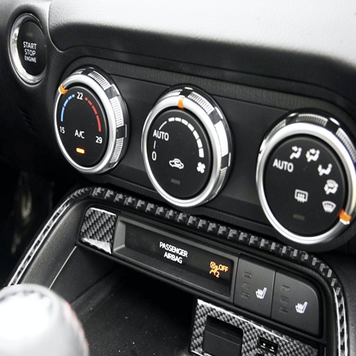 Carbon Fiber Button + USB Ports + Trim Line Covers For Miata ND/Mk4