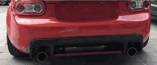 Sport Rear Diffuser (Dual Exhaust Cutouts) For Miata NC
