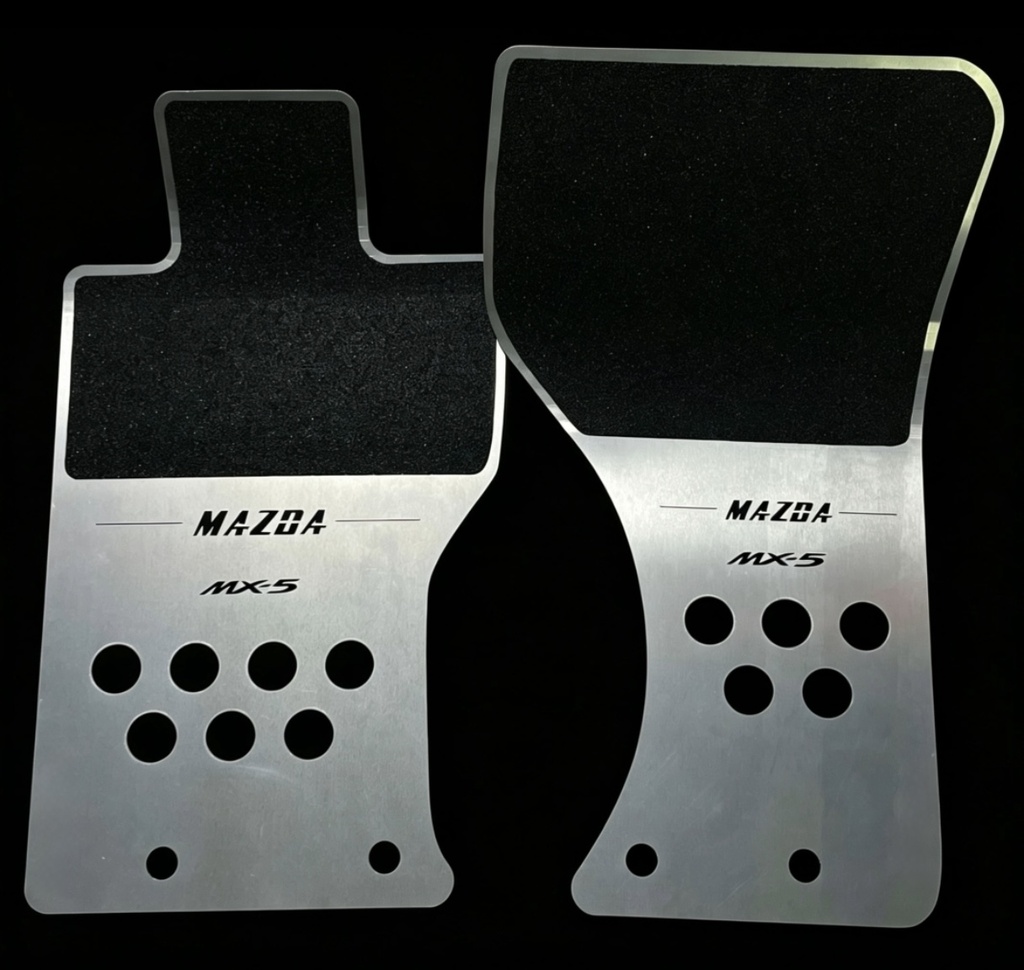 RHD Stainless Steel Racing Floor Mats (Type 1) For Miata ND