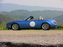 Race Number White Circle Magnet For Miata NA/NB/NC/ND