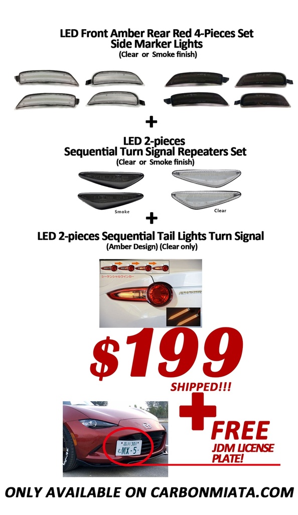 LED Full Package For Miata ND/Mk4 (8 Pieces Package)