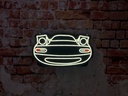 Mazda Miata NA LED Neon Sign (Front view)