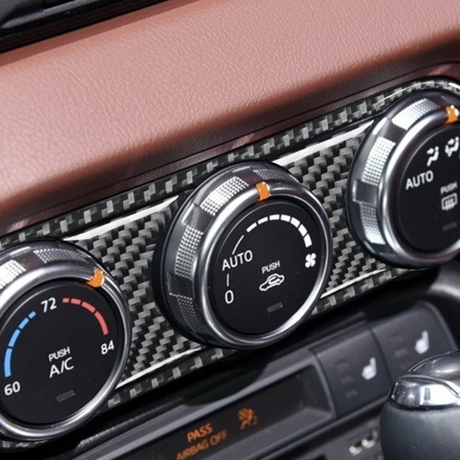 Carbon Fiber Aircon Switches Surround For Miata ND
