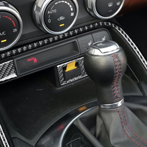 Carbon Fiber Button + USB Ports + Trim Line Covers For Miata ND