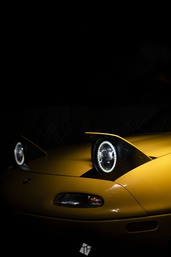 [CM-HR2-NA] LED Halo Ring kit (with Phone App Control) For Miata NA