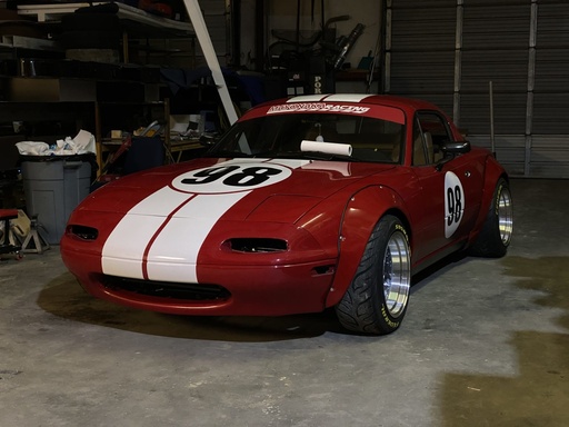 [CM-FF8-NA-F] Mazdaspeed N2 Flares Replicas (+50mm) For Miata NA