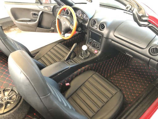 Quilted Floor mats (Premade material) For Miata NA/NB