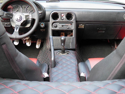 Quilted Transmission Tunnel Cover (Premade material) For Miata NA/NB