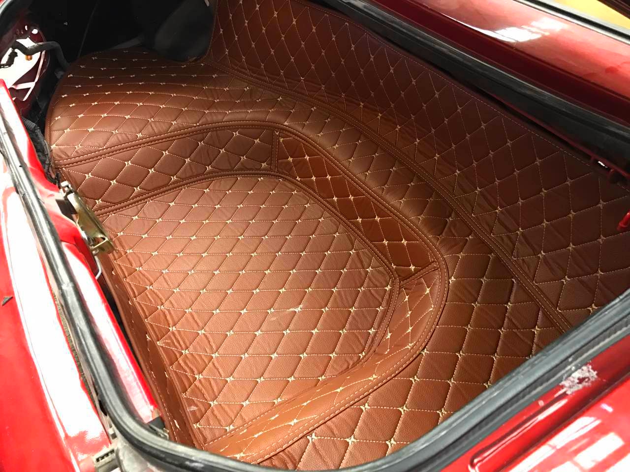 Quilted Trunk Liner (Premade material) For Miata NA | CarbonMiata