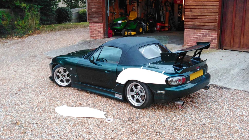 Rear Overfenders Type 3 For Miata NB CarbonMiata
