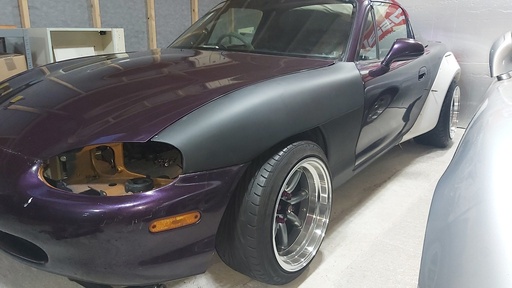 [CM-WF1-NB-F] Wide Front Fenders For Miata NB