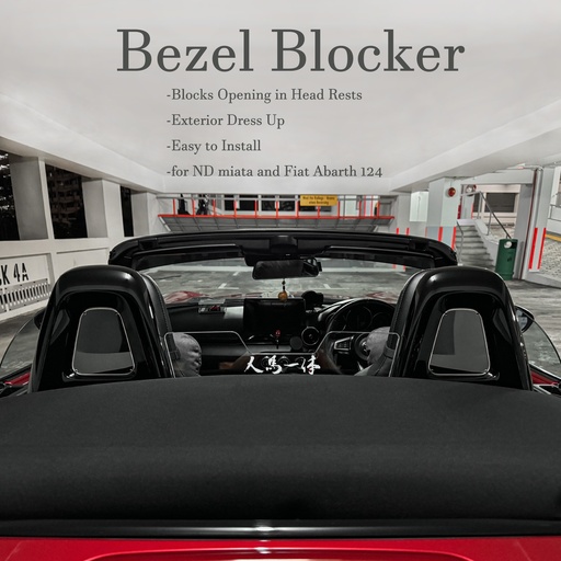 [CM-BBL1-ND] Headrests Bezels Blockers For Mazda Miata ND