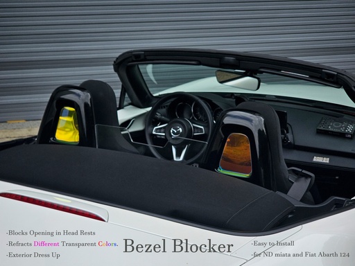[CM-BBL2-ND] Headrests Bezels Blockers (Colorized) For Mazda Miata ND