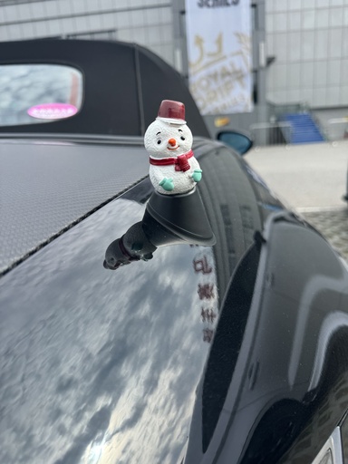 [CM-CHTA2-ND] Christmas Snowman Antenna For Miata NC/ND 