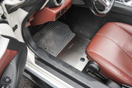 [CM-AFM3-ND-A] LHD Stainless Steel Racing Floor Mats (Type 2) For Miata ND