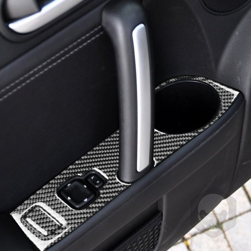 [CM-AT1-NC-C] Carbon Fiber Armrests Trims (4 pieces) For Miata NC(LHD only)