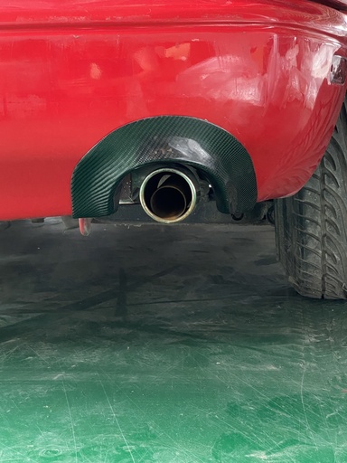 Carbon Fiber Exhaust Surround For Miata NA